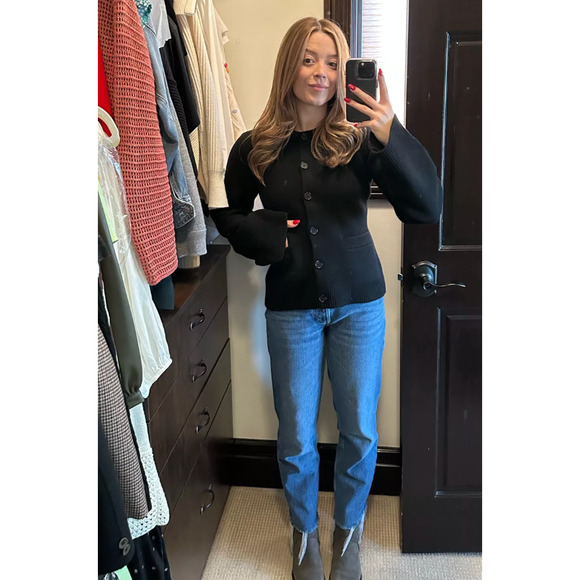 Jenni Kayne Cooper Cardigan Black M - Picture 10 of 10